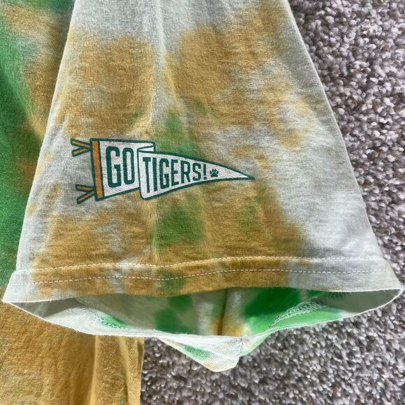 Clemson Tigers Shirt Mens Extra Large Green Tie Dye Stranger Things Tiger Pride - Picture 7 of 12